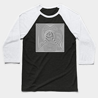 Optical Illusion Baseball T-Shirt